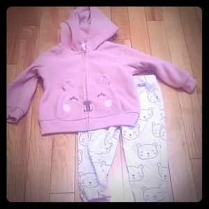 12M Carter's Bear Outfit NWOT